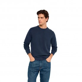 Блуза Salsa jeans 21012282 sweater - Blue (Dark Blue) блуза,мъжки,пуловери,дамски,пуловери,salsa,jeans,21012282,sweater,blue,(dark,blue)