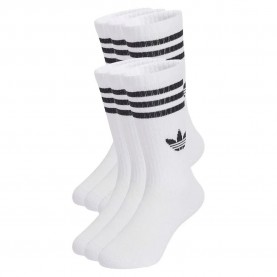 чорапи,мъжки,чорапи,дамски,чорапи,adidas,originals,3,stripes,crew,socks,6,pairs,white,(white,black)