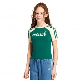 тениска,мъжки,тениски,дамски,тениски,adidas,originals,3,stripes,slim,short,sleeve,t,shirt,green,(collegiate,green,warm,vanilla)