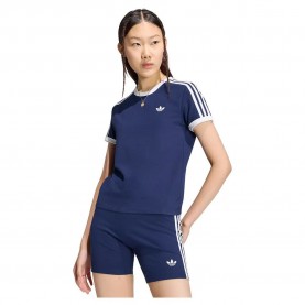 тениска,мъжки,тениски,дамски,тениски,adidas,originals,3,stripes,slim,short,sleeve,t,shirt,blue,(night,indigo,white)