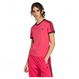 тениска,мъжки,тениски,дамски,тениски,adidas,originals,3,stripes,slim,short,sleeve,t,shirt,pink,(power,pink,maroon)