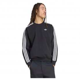 Блуза Adidas Originals Adicolor 3 Stripes Oversized Crewneck sweatshirt - Black (Black / White) блуза,мъжки,пуловери,adidas,originals,adicolor,3,stripes,oversized,crewneck,sweatshirt,black,(black,white)