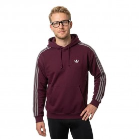 Суичър Adidas Originals Adicolor Classics 3 Stripes hoodie - Purple (Maroon) суичър,мъжки,пуловери,adidas,originals,adicolor,classics,3,stripes,hoodie,purple,(maroon)