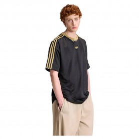 Футболна фланелка Adidas Originals Adicolor Jacquard Jersey short sleeve T-shirt - Black (Black / Dark Football Gold) футболна,фланелка,мъжки,тениски,дамски,тениски,adidas,originals,adicolor,jacquard,jersey,short,sleeve,t,shirt,black,(black,dark,football,gold)