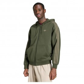 Блуза Adidas Originals Adicolor Oversize full zip sweatshirt - Green (Night Cargo) блуза,мъжки,пуловери,adidas,originals,adicolor,oversize,full,zip,sweatshirt,green,(night,cargo)