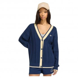 Жилетка Adidas Originals Cable Knit cardigan - Blue (Night Indigo) жилетка,мъжки,пуловери,дамски,пуловери,adidas,originals,cable,knit,cardigan,blue,(night,indigo)