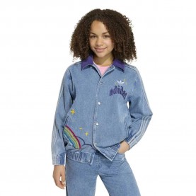 яке,мъжки,якета,дамски,якета,и,палта,adidas,originals,care,bears,loose,college,denim,jacket,blue,(light,denim)