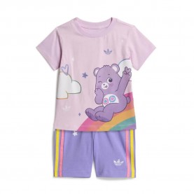 Adidas Originals Care Bears Shorts Tee set - Purple / Pink (Orchid Fusion / Light Purple) детски,екипи,adidas,originals,care,bears,shorts,tee,set,purple,pink,(orchid,fusion,light,purple)