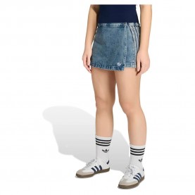 Спортна пола Adidas Originals Denim skort - Blue (Worn Blue Denim) спортна,пола,детски,поли,и,рокли,adidas,originals,denim,skort,blue,(worn,blue,denim)