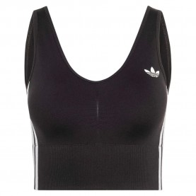 Бюстие Adidas Originals Essentials 3 Stripes Seamless Bralette bra - Black (Black) бюстие,дамско,бельо,дамски,бикини,и,танкини,adidas,originals,essentials,3,stripes,seamless,bralette,bra,black,(black)
