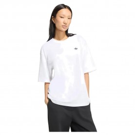 Тениска Adidas Originals Essentials Boyfriend short sleeve T-shirt - White (White) тениска,мъжки,тениски,дамски,тениски,adidas,originals,essentials,boyfriend,short,sleeve,t,shirt,white,(white)