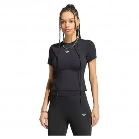 Тениска Adidas Originals Essentials Polyester short sleeve T-shirt - Black (Black) тениска,мъжки,тениски,дамски,тениски,adidas,originals,essentials,polyester,short,sleeve,t,shirt,black,(black)