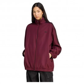 Блуза Adidas Originals Firebird Adilenium full zip sweatshirt - Red (Maroon / Black) блуза,дамски,блузи,adidas,originals,firebird,adilenium,full,zip,sweatshirt,red,(maroon,black)