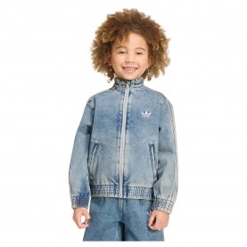 Яке Adidas Originals Firebird Loose Track denim jacket - Blue (Worn Blue Denim) яке,мъжки,якета,дамски,якета,и,палта,adidas,originals,firebird,loose,track,denim,jacket,blue,(worn,blue,denim)