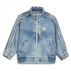 Яке Adidas Originals Firebird Track denim jacket - Blue (Worn Blue Denim) яке,мъжки,якета,дамски,якета,и,палта,adidas,originals,firebird,track,denim,jacket,blue,(worn,blue,denim)