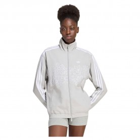 Блуза Adidas Originals Floral GFX Firebird Loose Track full zip sweatshirt - Grey (Grey Two) блуза,дамски,блузи,adidas,originals,floral,gfx,firebird,loose,track,full,zip,sweatshirt,grey,(grey,two)