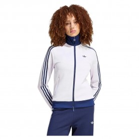Блуза Adidas Originals Franz Beckenbauer Classic full zip sweatshirt - White (Frozen Purple / Dark Blue) блуза,дамски,блузи,adidas,originals,franz,beckenbauer,classic,full,zip,sweatshirt,white,(frozen,purple,dark,blue)