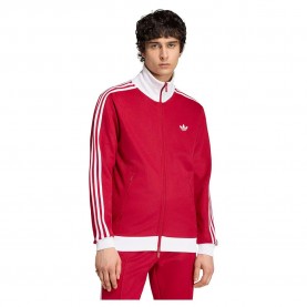 Блуза Adidas Originals Franz Beckenbauer Classic Slim full zip sweatshirt - Red (Team Victory Red / White) блуза,мъжки,пуловери,adidas,originals,franz,beckenbauer,classic,slim,full,zip,sweatshirt,red,(team,victory,red,white)