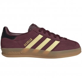 Юношески маратонки Adidas Originals Gazelle Indoor Junior Trainers - Purple (Maroon / Almost Yellow / Gold Met) юношески,маратонки,мъжки,маратонки,дамски,маратонки,adidas,originals,gazelle,indoor,junior,trainers,purple,(maroon,almost,yellow,gold,met)