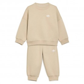 Adidas Originals Loose Crew Jogger set - Beige (Khaki Three) детски,екипи,adidas,originals,loose,crew,jogger,set,beige,(khaki,three)