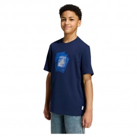 Тениска Adidas Originals Loose Firebird short sleeve T-shirt - Blue (Night Indigo) тениска,мъжки,тениски,дамски,тениски,adidas,originals,loose,firebird,short,sleeve,t,shirt,blue,(night,indigo)