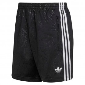 Къси панталони Adidas Originals Pride Emb 3 Stripes shorts - Black (Black) къси,панталони,мъжки,панталони,дамски,панталони,adidas,originals,pride,emb,3,stripes,shorts,black,(black)