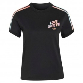 Тениска Adidas Originals Pride GFX short sleeve T-shirt - Black (Black) тениска,мъжки,тениски,дамски,тениски,adidas,originals,pride,gfx,short,sleeve,t,shirt,black,(black)