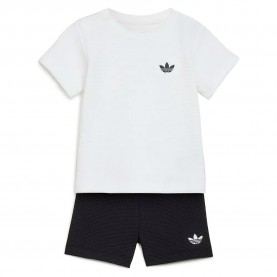 Adidas Originals Regular Waffle Short T-Shirt set - White / Black (White / Black) детски,екипи,adidas,originals,regular,waffle,short,t,shirt,set,white,black,(white,black)