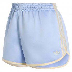 Къси панталони Adidas Originals Satin 3 Stripes Sprinter shorts - Blue (Blue Dawn / Warm Vanilla) къси,панталони,мъжки,панталони,дамски,панталони,adidas,originals,satin,3,stripes,sprinter,shorts,blue,(blue,dawn,warm,vanilla)