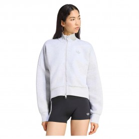 Блуза Adidas Originals Spacer Track full zip sweatshirt - White (Light Grey Heather / Reflective Silver / Slate / Lgh Solid Grey) блуза,дамски,блузи,adidas,originals,spacer,track,full,zip,sweatshirt,white,(light,grey,heather,reflective,silver,slate,lgh,solid,grey)