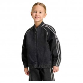 Яке Adidas Originals SST Loose Track denim jacket - Black (True Black Denim) яке,мъжки,якета,дамски,якета,и,палта,adidas,originals,sst,loose,track,denim,jacket,black,(true,black,denim)