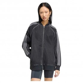 Яке Adidas Originals SST Oversized Track denim jacket - Grey (True Black Denim) яке,мъжки,якета,дамски,якета,и,палта,adidas,originals,sst,oversized,track,denim,jacket,grey,(true,black,denim)