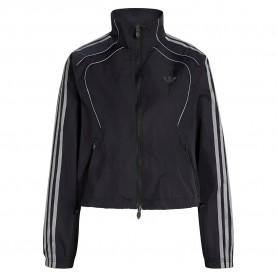 Блуза Adidas Originals Teamgeist Track full zip sweatshirt - Black (Black / Black Reflective / Iron Met) блуза,дамски,блузи,adidas,originals,teamgeist,track,full,zip,sweatshirt,black,(black,black,reflective,iron,met)