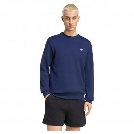 блуза,мъжки,пуловери,adidas,originals,trefoil,essentials,crew,french,terry,sweatshirt,blue,(night,indigo)