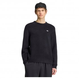 блуза,мъжки,пуловери,adidas,originals,trefoil,essentials,fully,knit,sweatshirt,black,(black)