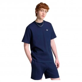 Тениска Adidas Originals Trefoil Essentials Waffle short sleeve T-shirt - Blue (Night Indigo) тениска,мъжки,тениски,дамски,тениски,adidas,originals,trefoil,essentials,waffle,short,sleeve,t,shirt,blue,(night,indigo)
