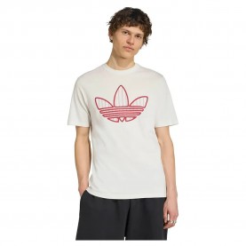 Тениска Adidas Originals Trefoil Infill short sleeve T-shirt - White (Cloud White) тениска,мъжки,тениски,дамски,тениски,adidas,originals,trefoil,infill,short,sleeve,t,shirt,white,(cloud,white)