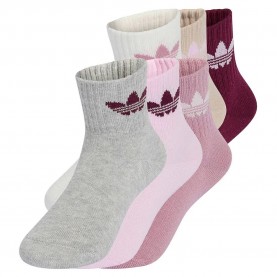 чорапи,мъжки,чорапи,дамски,чорапи,adidas,originals,trefoil,socks,6,pairs,multicolor,(maroon,magic,mauve,orchid,fusion)