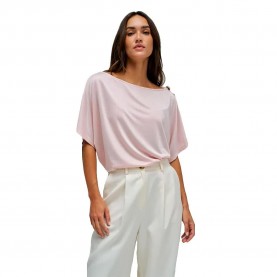 Тениска Salsa jeans 21012034 short sleeve T-shirt - Pink (Pink) тениска,мъжки,тениски,дамски,тениски,salsa,jeans,21012034,short,sleeve,t,shirt,pink,(pink)