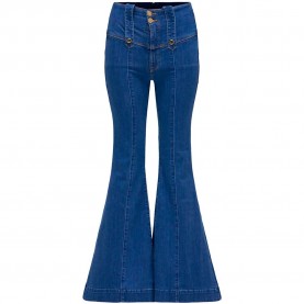 Дънки Salsa jeans Diva Super Flare Fit jeans - Blue (Blue) дънки,мъжки,панталони,дамски,панталони,salsa,jeans,diva,super,flare,fit,jeans,blue,(blue)