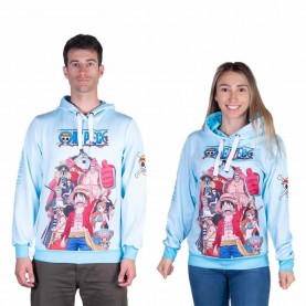 суичър,мъжки,пуловери,дамски,пуловери,otso,one,piece,fishman,straw,hat,crew,hoodie,blue,(blue)