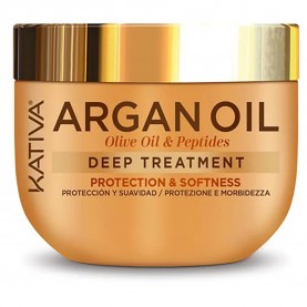 хигиена,коса,kativa,argan,oil,intensive,repair,300ml,capillary,treatment,golden