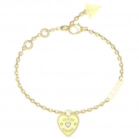 Guess Amore Heart bracelet - Golden (Gold) бижутерия,guess,amore,heart,bracelet,golden,(gold)