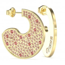 Guess Blooming Summer earrings - Golden (Gold / Pink) бижутерия,guess,blooming,summer,earrings,golden,(gold,pink)