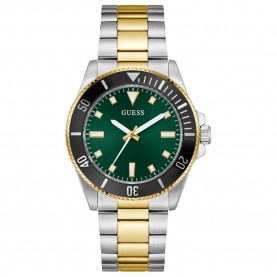 Часовник Guess Cliff 43mm 5ATM Quartz/Analogical watch - Golden (Silver / Gold / Green / Mineral) часовник,часовници,guess,cliff,43mm,5atm,quartz,analogical,watch,golden,(silver,gold,green,mineral)