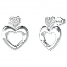 Guess Crazy In Love JUBE05209 earrings - Silver (Silver) бижутерия,guess,crazy,in,love,jube05209,earrings,silver,(silver)