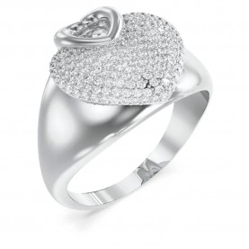 Guess Crazy In Love ring - Silver (Silver) бижутерия,guess,crazy,in,love,ring,silver,(silver)