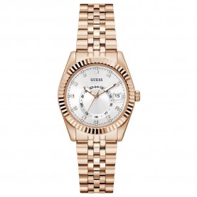 Часовник Guess Jada 34mm 3ATM Quartz/Analogical woman watch - Golden (Rose Gold / White / Mineral) часовник,часовници,guess,jada,34mm,3atm,quartz,analogical,woman,watch,golden,(rose,gold,white,mineral)