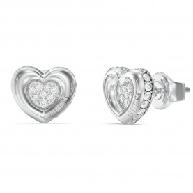 Guess Love JUBE05466 earrings - Silver (Silver) бижутерия,guess,love,jube05466,earrings,silver,(silver)