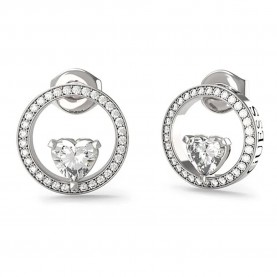 Guess M´Ama Non M´Ama JUBE04666 earrings - Silver (Silver) бижутерия,guess,m´ama,non,m´ama,jube04666,earrings,silver,(silver)
